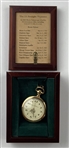 Byron Nelson LTD ED Eleventh Straight Pocket Watch w/ Signed Collectors Card JSA ALOA