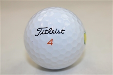 Annika Sorenstam Signed Masters Logo Golf Ball JSA ALOA