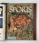 A Collection of 1954-1955 Sports Illustrated Magazines in Original Publisher Binders Including 1st Issue