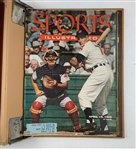 A Collection of 1954-1955 Sports Illustrated Magazines in Original Publisher Binders Including 1st Issue