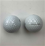 Augusta National Golf Club Logo Golf Balls and Knit Range Bag