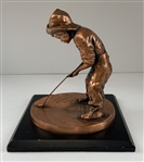 Pinehurst Country Club Putter Boy Copper-Finished Sundial by Balfour