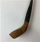 Late 19th Century Willie Park Musselburgh Spliced Neck Wooden Golf Club