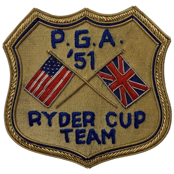 1951 Ryder Cup PGA Team Issued Blazer Patch