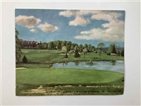 Vintage Golf Ephemera Including St. Andrews Old Course Map, Baltusrol and Mexico Pro-Am Flyer