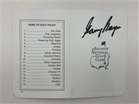 A Collection of Five Augusta National Golf Club Scorecards Signed by Masters Champions JSA ALOA