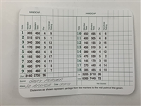 A Collection of Five Augusta National Golf Club Scorecards Signed by Masters Champions JSA ALOA