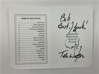 A Collection of Five Augusta National Golf Club Scorecards Signed by Masters Champions JSA ALOA