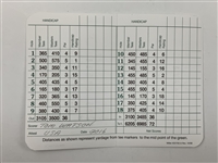 A Collection of Five Augusta National Golf Club Scorecards Signed by Masters Champions JSA ALOA