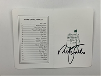 A Collection of Five Augusta National Golf Club Scorecards Signed by Masters Champions JSA ALOA