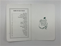Crenshaw, Olazabal, Langer & Weir Signed ANGC Scorecards JSA ALOA