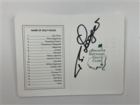Crenshaw, Olazabal, Langer & Weir Signed ANGC Scorecards JSA ALOA