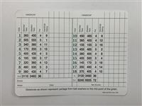 Langer, Goalby, Singh & O'Meara Signed ANGC Scorecards JSA ALOA