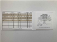 Eleven (11) Signed Golf Scorecards from Major Championship Winners & Prestigious Courses JSA ALOA