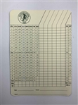 Eleven (11) Signed Golf Scorecards from Major Championship Winners & Prestigious Courses JSA ALOA
