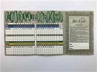 Eleven (11) Signed Golf Scorecards from Major Championship Winners & Prestigious Courses JSA ALOA