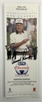 A Trio of Signed Golf Memorabilia featuring Arnold Palmer, Gene Sarazen, Fred Couples, and Gary Player JSA ALOA