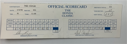 A Trio of Signed Golf Memorabilia featuring Arnold Palmer, Gene Sarazen, Fred Couples, and Gary Player JSA ALOA