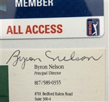 A Collection of Professional Golf Memorabilia Featuring Signed Items and Tournament Ephemera JSA ALOA