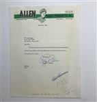 Hogan, Nelson & White Signed Correspondence JSA ALOA 