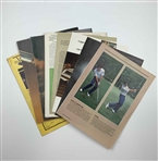 Collection of Nine Signed Vintage Golf Magazines and Clippings Featuring Jack Nicklaus and Gary Player JSA ALOA