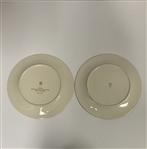 Two Lenox Porcelain Commemorative Golf Plates Pine Valley and Seminole Golf Clubs