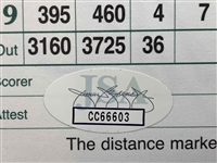 13 Signed Scorecards Mostly From Major Sites W/Corresponding Champs JSA ALOA