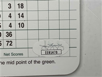 13 Signed Scorecards Mostly From Major Sites W/Corresponding Champs JSA ALOA