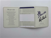 13 Signed Scorecards Mostly From Major Sites W/Corresponding Champs JSA ALOA
