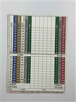 13 Signed Scorecards Mostly From Major Sites W/Corresponding Champs JSA ALOA