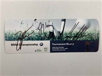 A Collection of Professional Golf Memorabilia Including Signed 1995 U.S. Open Pairing Sheet and Tournament Badge Sets JSA ALOA
