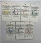 A Collection of Professional Golf Memorabilia Including Signed 1995 U.S. Open Pairing Sheet and Tournament Badge Sets JSA ALOA