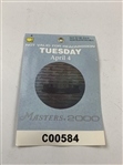 Masters Tournament Tickets 1995-2008 - Tiger Monday Masters Debut
