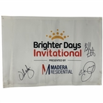 Brighter Days Invitational Presented by Madera Residential Multi-Signed Golf Pin Flag JSA ALOA
