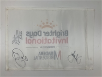 Brighter Days Invitational Presented by Madera Residential Multi-Signed Golf Pin Flag JSA ALOA