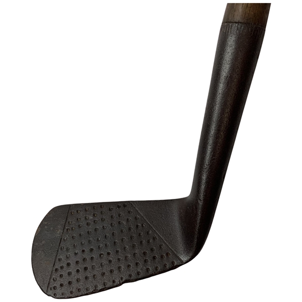 R.D. Pryde Bull Dog Brand Hand Forged Hickory Shafted Mashie Golf Club