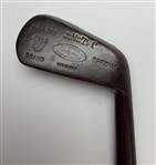 R.D. Pryde Bull Dog Brand Hand Forged Hickory Shafted Mashie Golf Club