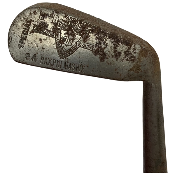 Antique James Brine Co. 2A Baxpin Mashie Hickory Shaft Golf Club