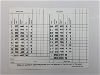 Byron Nelson Signed Augusta National Golf Club Scorecard JSA ALOA