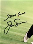 Jack Nicklaus Signed Post-Swing 8x10 Color Photo JSA ALOA