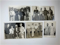 A Collection of Approximately 75 Vintage Professional Golf Photographs Including Signed Photos