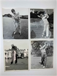 A Collection of Approximately 75 Vintage Professional Golf Photographs Including Signed Photos