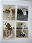 A Collection of Approximately 75 Vintage Professional Golf Photographs Including Signed Photos