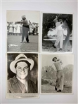 A Collection of Approximately 75 Vintage Professional Golf Photographs Including Signed Photos