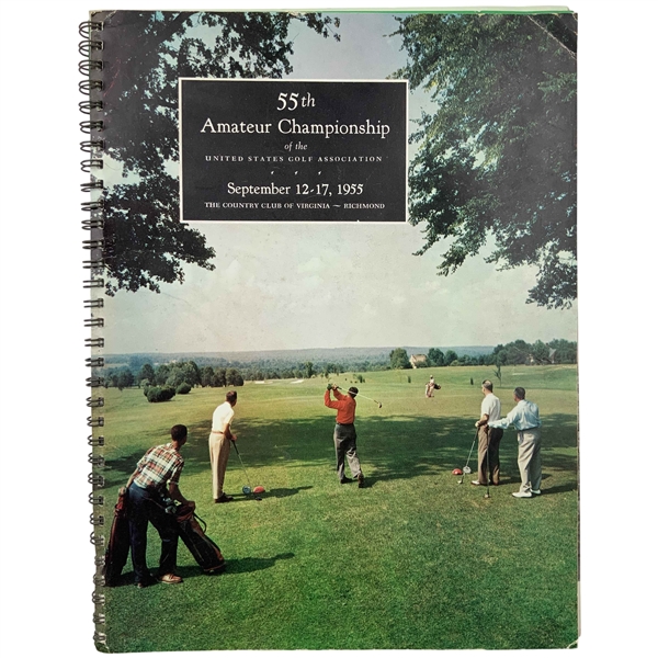 1955 US Amateur at The Country Club of Virginia Program - Nicklaus US Am Debut