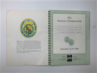 1955 US Amateur at The Country Club of Virginia Program - Nicklaus US Am Debut