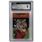 1997 Cardwon Time People Tiger Woods Promotional Tribute Card CGC Mint 9