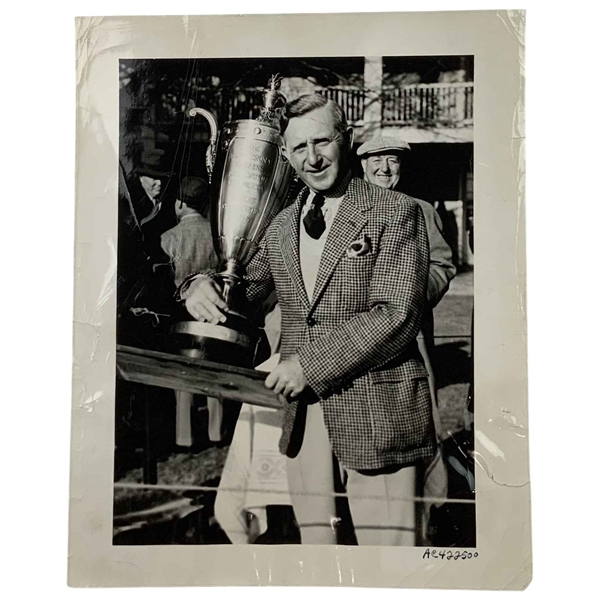 Jock Hutchison 1937 PGA Seniors Championship at Augusta National Golf Club Original Press Photograph