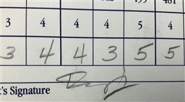 Singh, Price, Duval & Seven Others Signed 1998 Tour Championship Official Scorecards