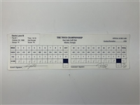 Calcavecchia, Sluman, Tway & Seven Others Signed 1998 Tour Championship Official Scorecards